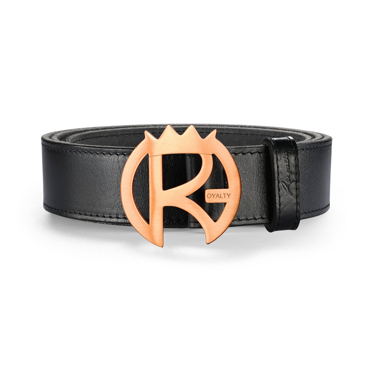 Black w/Rose Gold “Crown” Royalty Buckle