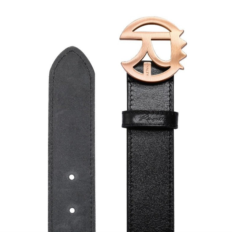 Black w/Rose Gold “Crown” Royalty Buckle