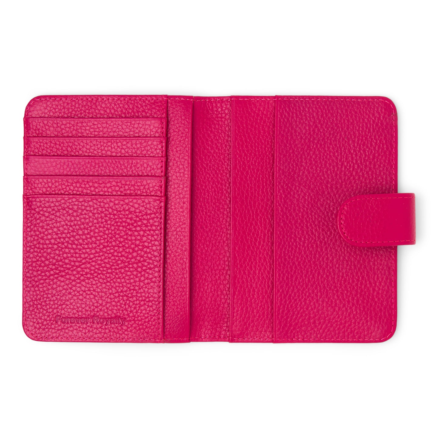 Pink Leather Passport Holder