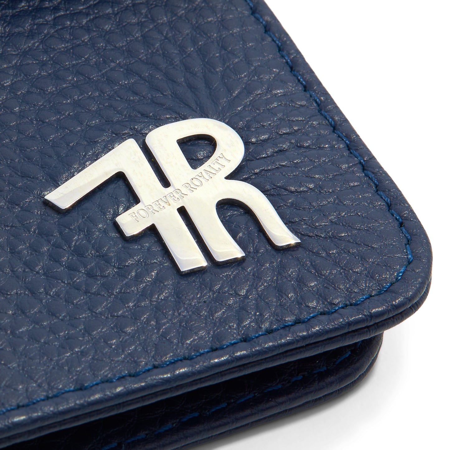 Navy Blue Leather Passport Holder